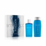 Rinkinys Poseidon Antartico moterims/vyrams: tualetinis vanduo EDT, 100 ml + du&scaron;o želė, 250 ml