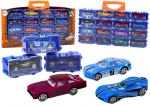 Žaislinių automobilių rinkinys metaliniame lagamine Lean Toys, 16 vnt.
