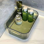 Skaidri akrilinė kosmetikos laikymo dėžutė, Jade Green