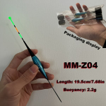 Naktinės žvejybos LED plūdė, 19.5 cm, 2.2 g, MM-Z04-2,2g