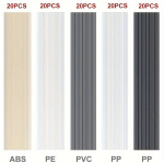 Plastikinės suvirinimo lazdelės 200mm 5x2mm, 100 vnt Sumai&scaron;ykite ir suderinkite