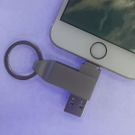 USB laikmena Metalinis USB 3.0 atmintukas iPhone, Sidabrinis