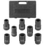 1" 12 kampinių smūginių lizdų rinkinys 22-41 mm