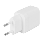 USB-C sieninis įkroviklis DELTACO, 1x USB-C PD, 20 W, baltas / USBC-AC152 / 1903151