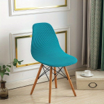 Storas Eames kėdės užvalkalas, Kukurūzų branduolio mėlyna