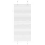 Plisuota žaliuze balta 65x150 cm audinio plotis 64,4 cm