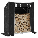 Stovas malkoms su apdangalu nuo lietaus, 100,5x40,5x110,5cm