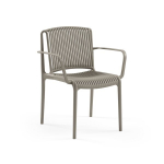 Lauko kėdė Nes Mink &ndash; &ndash; Medinė, Moderni, Pilka