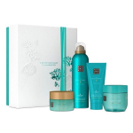 Kosmetikos rinkinys Rituals Ritual of Karma: du&scaron;o želė, 200 ml + kūno &scaron;veitiklis, 125 g + kūno kaukė, 125 ml + kūno kremas, 100 ml