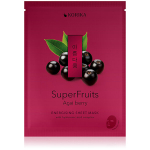 Lak&scaron;tinė kaukė Korika SuperFruits su acai uogomis, energizuojanti, drėkinanti, apsauganti nuo tar&scaron;os
