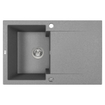 Granitinė virtuvinė plautuvė Laveo Chichi SBH_511Y, Grey