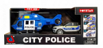 Policijos sraigtasparnis ir automobilis, 104x339 mm
