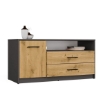 TV staliukas Top E shop Simplo 1D2S, baltas