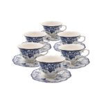 Puodelių su lėk&scaron;tutėmis rinkinys, 6 vnt.