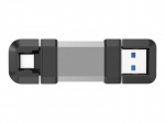USB laikmena Pendrive Silicon Power Mobile C51 128gb Usb 3.2 C/a 120mb/s Sidabrinis