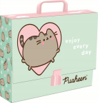Dėklas pie&scaron;iniams Pusheen su rankena, 9cm, mėtinės spalvos
