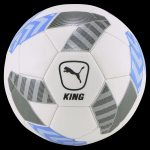 Puma Futbolo Kamuolys King Ball White Black Blue 083997 01, 5
