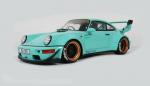 Diecast Modelis Gt Spirit Gt951 Porsche 911 Rwb Tiffany 2020 1/12