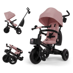 Kinderkraft AVEO 2 PLUS &ndash; triratukas | 6 funkcijų, 360&deg; sėdynė, gulima padėtis