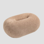 Homla Luncta rudas pufas 82&times;52&times;34 cm &ndash; modernus komfortas jūsų namams
