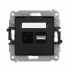 Karlik Icon Usb įkroviklis 20w, 2xusb (c+a)