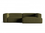 L formos mink&scaron;tas kampas Micadoni Home Nuria, Moss Green Melange