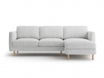 L formos mink&scaron;tas kampas Micadoni Home Eden, Light Grey Melange