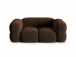 Dvivietė sofa Micadoni Loretto, Chocolate
