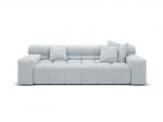 Trivietė sofa Micadoni Hawaii, Light Grey