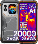 Telefonas Blackview XPLORE 1 Pro 5G 20000mAh 36GB+256GB/2TB Android 15 6.78" NFC/AI/Dual SIM - Oranžinė