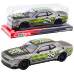Sportinis automobilis, 28 cm, sidabrinis/žalias
