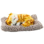 Dekoracija-žaislas Miegantis kačiukas su garso efektu