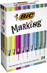 Permanentiniai žymekliai Bic Marking Color, 24 spalvos