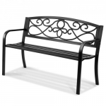 Lauko suoliukas, 52.7x127x81.8 cm, metalas
