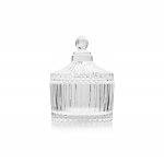 Kristalinis stiklinis indelis su dangteliu "crystal" 75ml