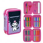 Hello Kitty Kuromi penalas su priedais, 3 skyriai