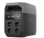 Ne&scaron;iojama maitinimo stotis - ECOFLOW - DELTA 3 MAX - 2 674 W maksimali galia - Bluetooth - WiFi - Juoda ir pilka