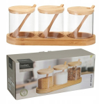 Prieskonių indelių rinkinys, 300 ml, 4 vnt.