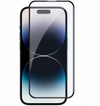 Szkło hartowane 9D do iPhone 14 Pro 6,1" czarna ramka 10w1