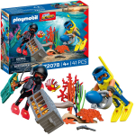 Žaidimų rinkinys Playmobil 72078 City Action Policijos naras su lobiu
