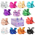 Pliu&scaron;inis žaislas APHMAU MeeMeow Dragons paslaptingas pliu&scaron;inis žaislas 15 cm, akloji dėžutė, itin mink&scaron;tas