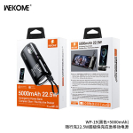 Atsarginis maitinimo &scaron;altinis ("Power Bank") WK Design "WP-19 Companion" Juodas 5000mAh