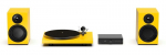 Pro-Ject Colourful Audio System E &ndash; visapusi&scaron;ka Hi-Fi sistema su patefonu &ndash; satino geltona