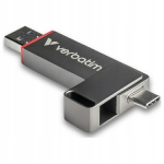 USB laikmena Verbatim Dual Quickstick 1tb Usb-c/usb-a 3.2 Gen 1 Pendrive