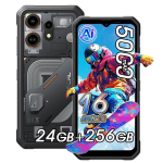Telefonas OSCAL MARINE 3 6.56" Android 15 24GB+256GB 5000mAh Android 4G,NFC,Dual SIM - Juoda