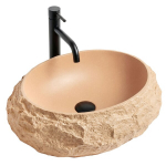 Pastatomas Ant Stalvir&scaron;io Praustuvas Mika Light Terracotta Rea 50x38x15