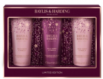 Drėkinamųjų rankų ir nagų kremų rinkinys Baylis & Harding Wild Cherry & Vanilla, 3 x 50 ml