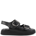 SERGIO MORETTI Basutės moterims, Juoda, Sandals