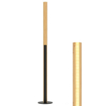 Bambuko grindų lempa su LED, reguliuojama, 122 cm, Bambuko grindų lempa su LED, reguliuojama, 122 cm