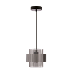 Kabantis &scaron;viestuvas Candellux Spiega 31-47113 su dūminiu stiklo gaubtu, E27 lizdas, 60 W